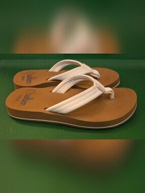 Reef White Strap Women's Cushion Flip Flop Sandals